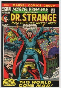 MARVEL PREMIERE #3, VF/NM, Dr Strange, Doctor, Barry Smith, 1972, Great Gloss
