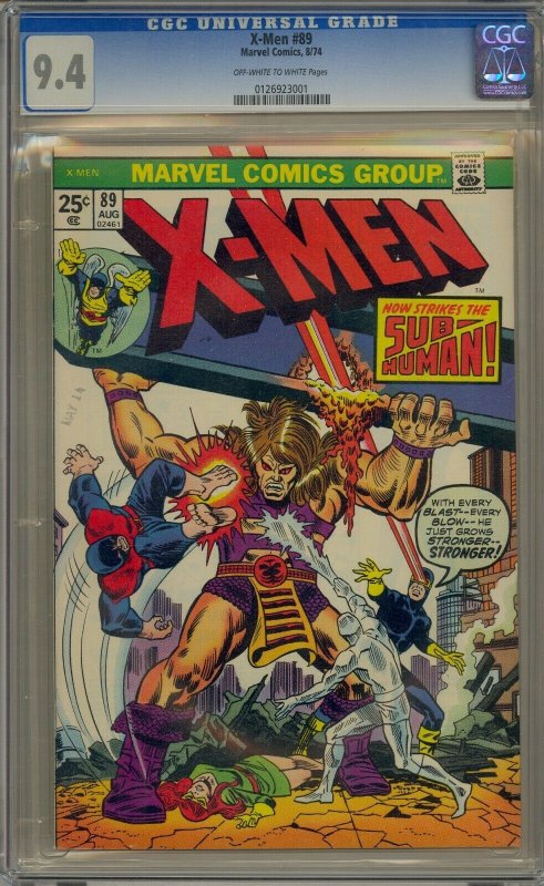 X-MEN #89 CGC 9.4