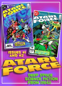 ATARI FORCE #1 & 2 (1984) 8.0 VF Great Space Sci-Fi!  Jose Luis Garcia-Lopez!