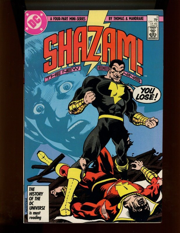 (1987) Shazam: The New Beginning (4-Piece Mini-Series Lot): #1-#4 (9.2 OB)