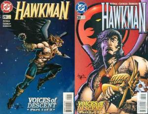HAWKMAN (1993) 29-30  Voices Of Descent