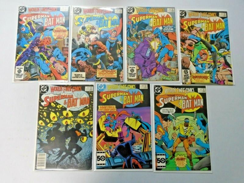 World's Finest Superman Batman lot #283-318 31 diff 6.0 FN (1982)