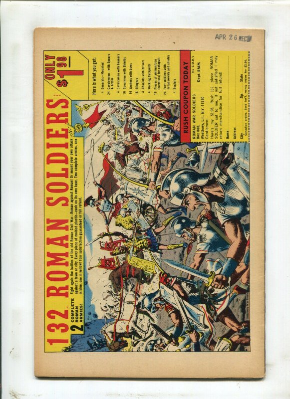 SGT FURY AND HIS HOWLING COMMANDOS #56 (6.0) GABRIEL BLOW YOUR HORN 1968