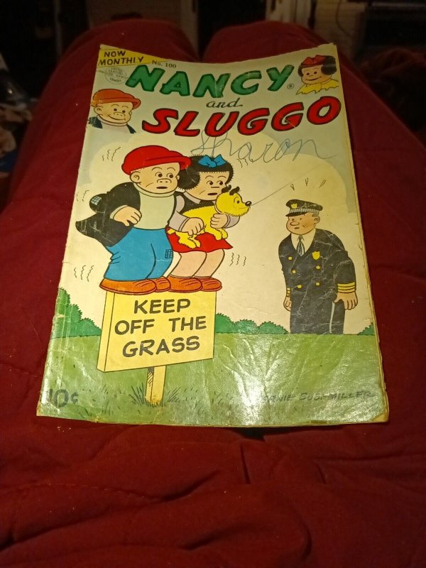 Comics on Parade #100 Nancy and Sluggo 1954 Golden Age Fritzi Ritz Good Girl Art