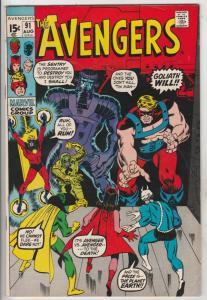 Avengers, The #91 (Aug-71) VF High-Grade Avengers