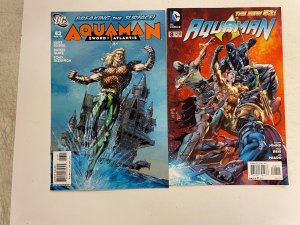 4 DC Comics Aquaman #8 43 Booster Gold # 9 11   New 52  104  NO10