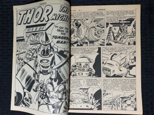 1967 FANTASTIC #4 Power UK Comic FVF 7.0 Thor X-Men Iron Man MARVEL Reprints