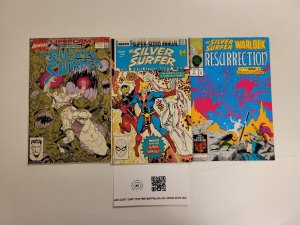 3 Silver Surfer Marvel Comic Books #1 4 4 Annual 79 TJ28