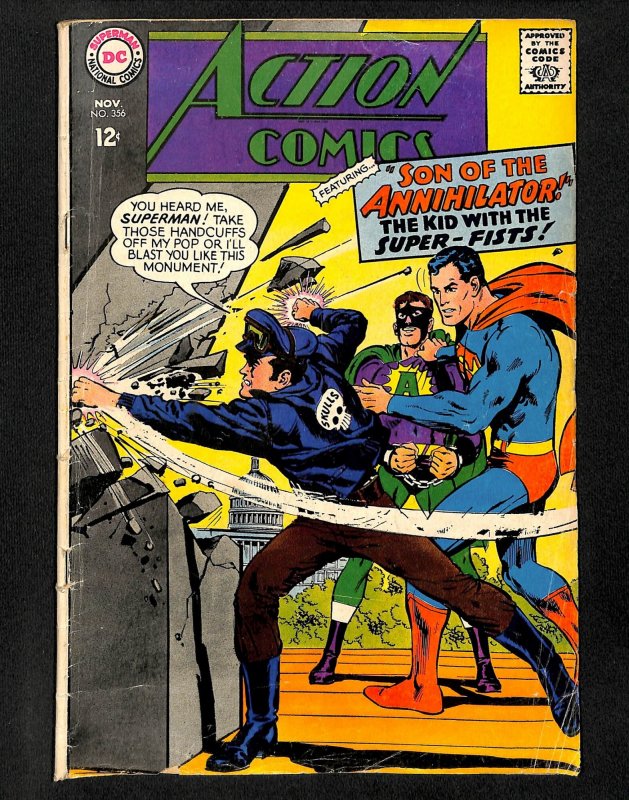 Action Comics #356 WWII German War Cover!