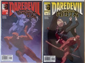 DAREDEVIL MINI-SERIES LOT OF 8: NINJA 1-3, REBORN 1-4, BULLSEYE: THE TARGET 1