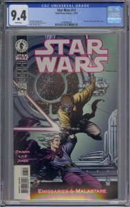 STAR WARS #13 CGC 9.4 EMISSARIES TO MALASTARE MARK SHULTZ WHITE PAGES