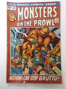 Monsters on the Prowl #18 (1972) Solid VG Condition!