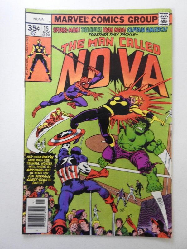 The Man Called Nova #15 Great Read Scratched Cover! Solid VG Condition!