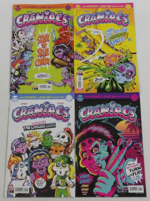 Craniacs #1-4 VF/NM complete series Joe Simko - Sholly Fisch ; Titan
