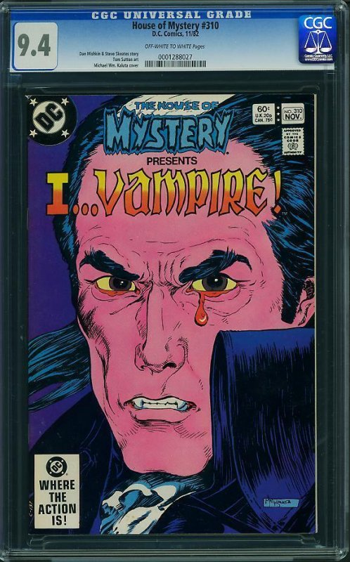 House of Mystery #310 (1982) CGC 9.4 NM