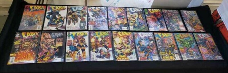 CABLE 81PC (VF/NM) ISSUES #-1,1-42, 44-78, 87, 1999,& /MACHINE MAN '98 - 1993-99