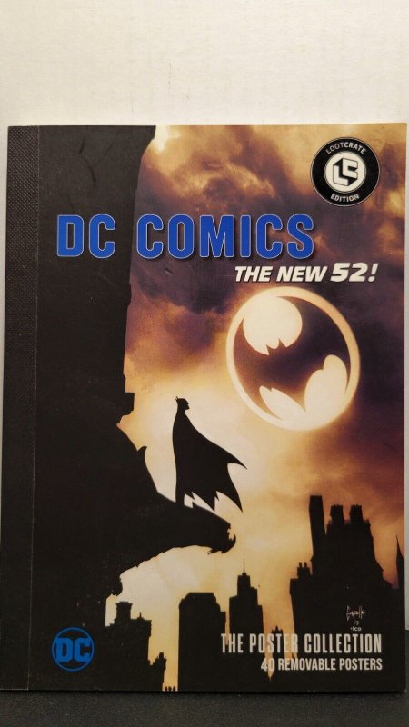 DC Comics: NEW 52 Poster Book LOOT CRATE Edition | Complete with 40 Posters 5×7
