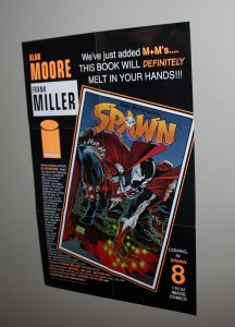 Spawn #8 Promo Poster / Alan Moore, Miller, Todd McFarlane / MINT / 1992