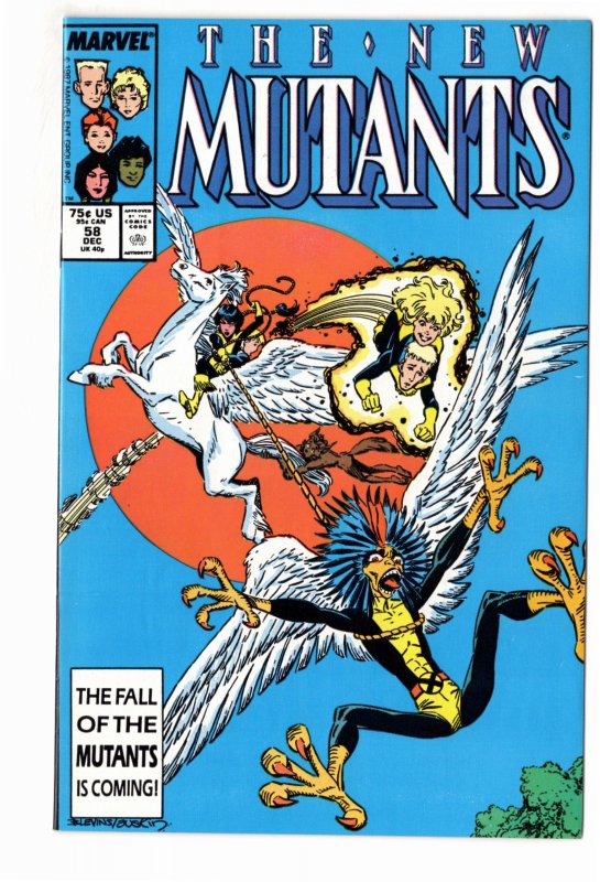 The New Mutants #58 Direct Edition (1987)