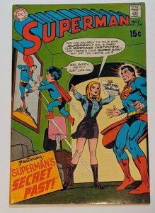 Superman #218 (Jul 1969, DC) FN+ 6.5 Mr Mxyzptlk app Curt Swan & Neal Adams cvr 