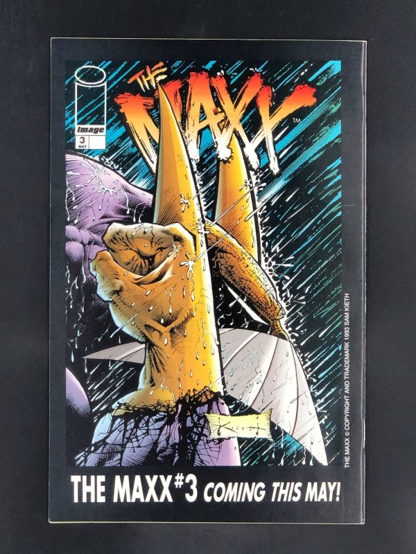 The Maxx #2 (1993) First Printing, Written and Illustrated by Sam Kieth