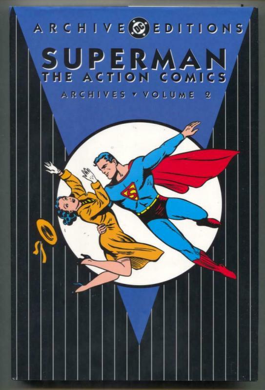 Superman The Action Comics Archives-Vol 2-Golden Age Color Reprints-Hardcover 