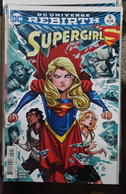 SUPERGIRL # 5 2017  DC UNIVERSE REBIRTH BRIAN CHING  VARIANT