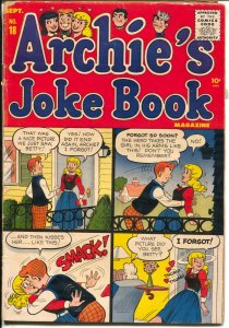 Archie's Joke Book #18 1955-Betty-Veronica-Bob Montana-Jughead-Moose-VG