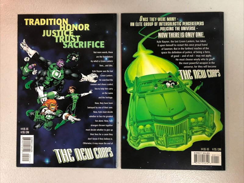 Green Lantern The New Corps (1999) #1 & 2 (NM) Complete Set Scott Eaton art DC