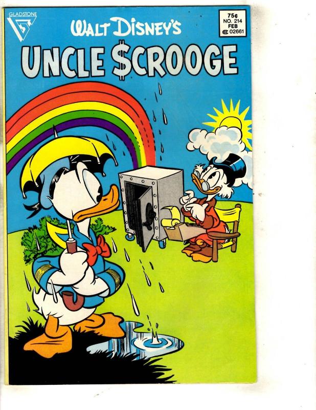 12 Uncle Scrooge Comics # 210 211 212 213 214 215 216 217 218 219 220 221 WS5