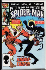 The Spectacular Spider-Man #116 (1986) Spider-Man [Key Issue]