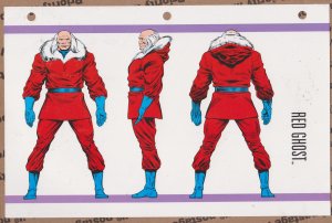 Official Handbook of the Marvel Universe Sheet- Red Ghost