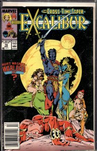 Excalibur #16 Newsstand Edition (1989) Excalibur