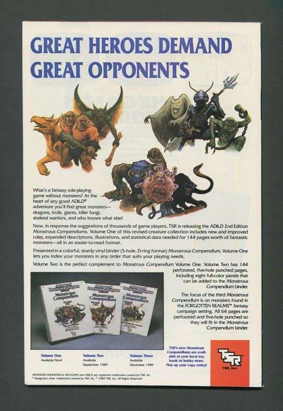 Uncanny X-Men #252  / 9.2 NM - 9.4 NM  /  November  1989