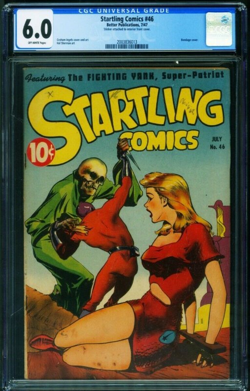 Startling Comics #46 CGC 6.0-1947-Classic Ingels Bondage cover 2003836013
