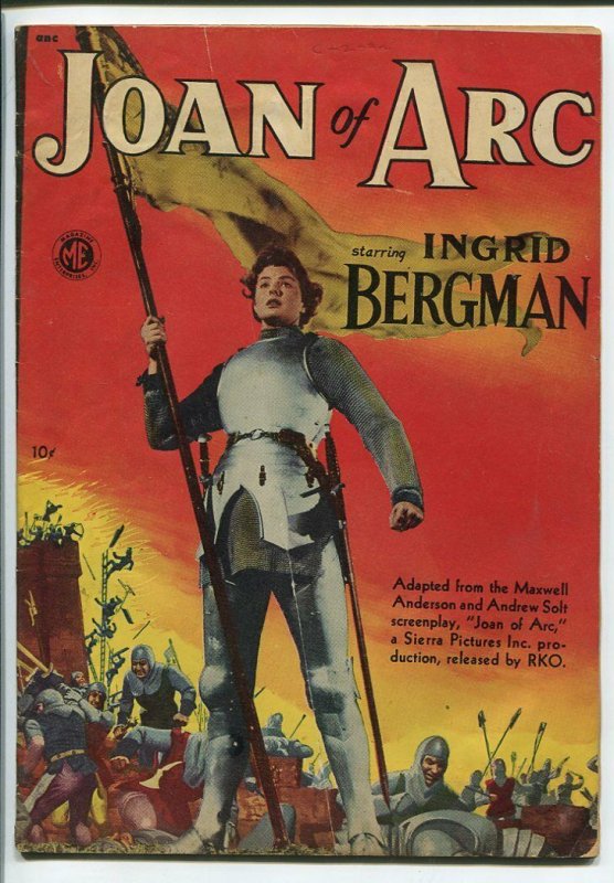 JOAN OF ARC A-1 #21-INGRID BERGMAN PHOTO COVER VG