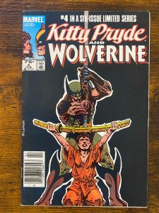 Kitty Pryde and Wolverine #4 Newsstand Edition (1985)