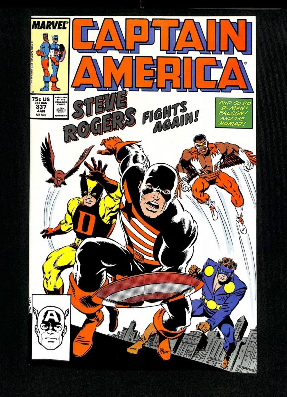 Captain America #337 Avengers #4 Homage!