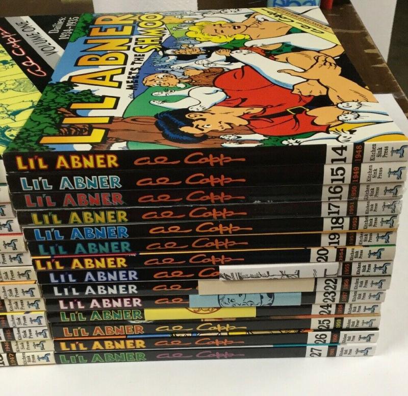 Lil Li’l Abner 1-27 Complete Kitchen Sink Press Tpb Softcover Set Near Mint P4