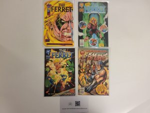 4 Malibu Comics #1 3 4 The Ferret + #18 Ex-Mutants 52 TJ12