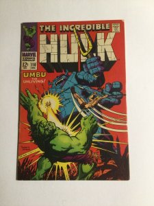 Incredible Hulk 110 Very Good/Fine 5.0 Marvel