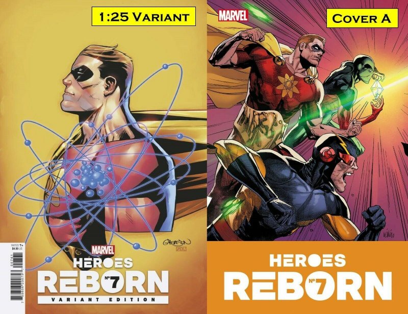 Heroes Reborn #7 (Of 7) MAIN COVER A + 1:25 GLEASON NM MARVEL IN-HAND SHIPS NOW!