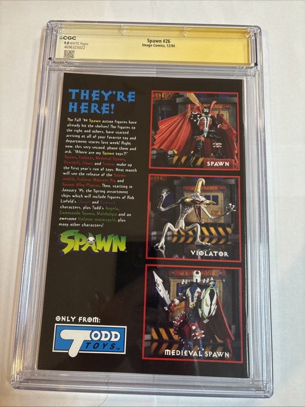Spawn (1994) # 26 (CGC 9.8 SS) Signed Greg Capullo * Image Comics • Census=2