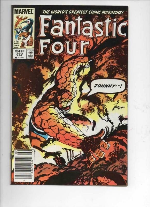 FANTASTIC FOUR #263 VF Byrne Thing 1961 1984 Marvel, more FF in store