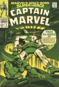 Captain Marvel (1968 series)  #3, VF- (Stock photo)