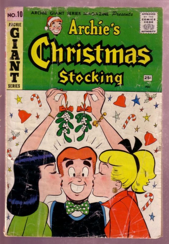 ARCHIE'S CHRISTMAS STOCKING #10 1961 ARCHIE GIANT SERIE G/VG