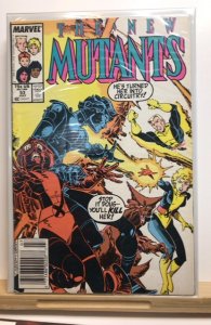 The New Mutants #53 Newsstand Edition (1987)