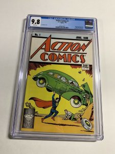 Action Comics 1 Cgc 9.8 White Pages 1988 Reprint Dc Comics