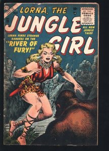 Lorna, The Jungle Girl #19 1956-Atlas-Joe Maneely-Spicy jungle poses-headligh...