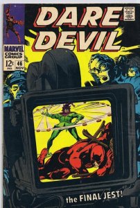 Daredevil #46 ORIGINAL Vintage 1968 Marvel Comics Jester